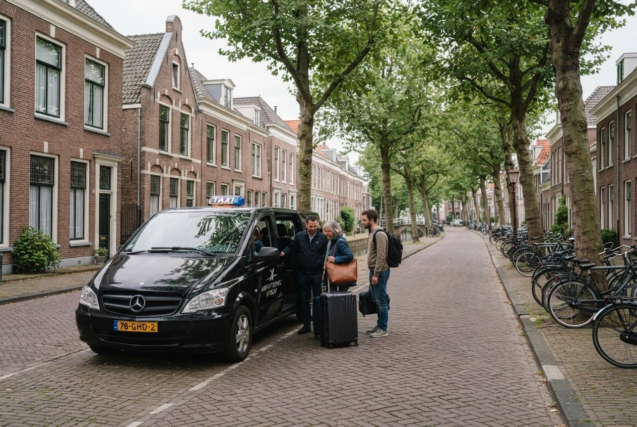 Taxi-ophaalgebieden in heel Utrecht